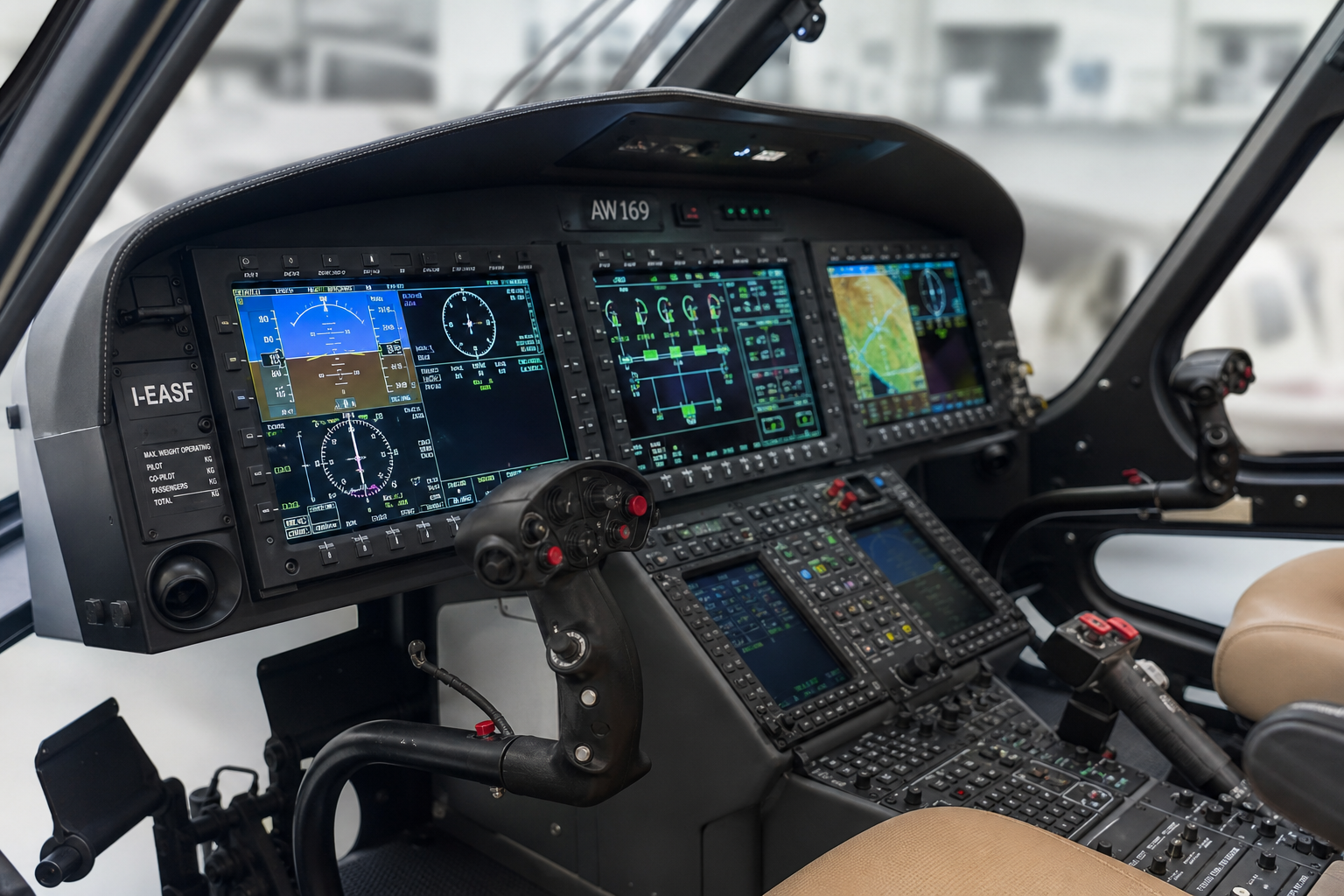 Helicopter cockpit instruments